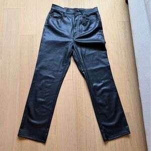 MOTHER High Waisted Rider Ankle Jeans Wax On Wax Off. Size 29.
